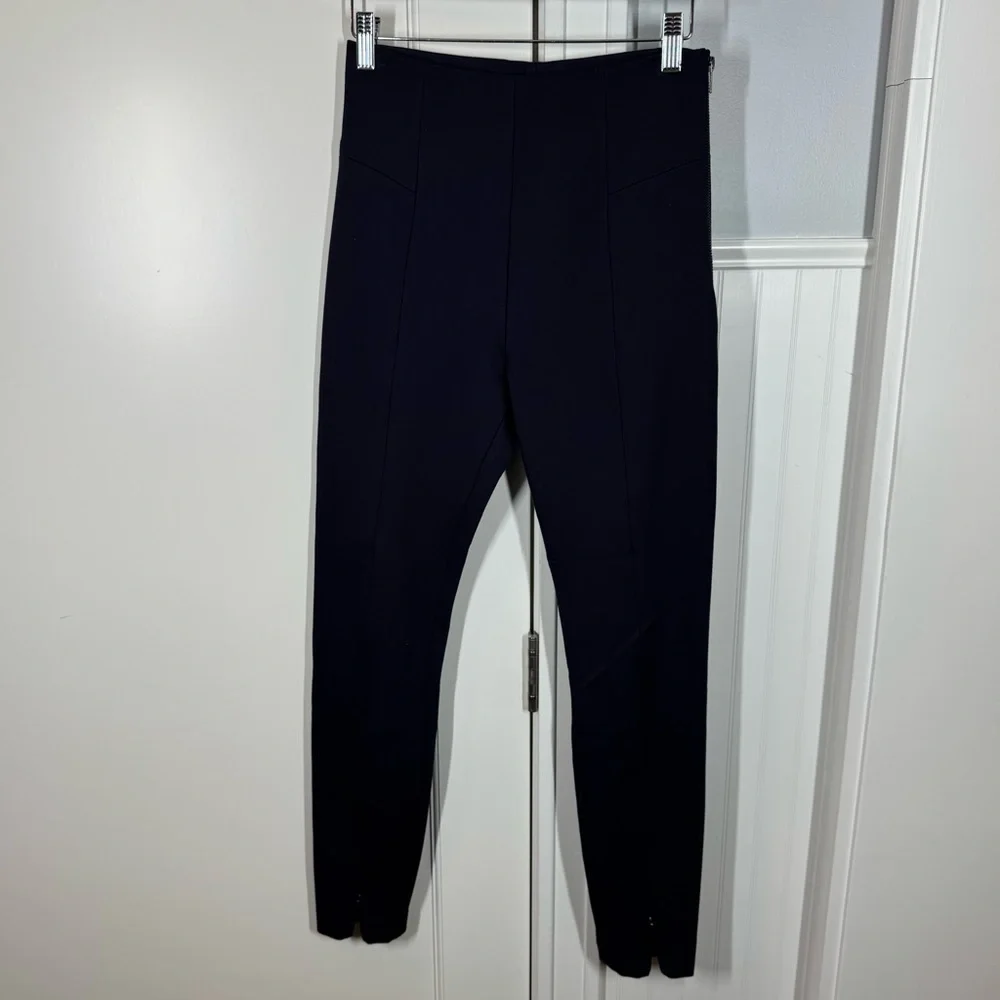 Good American Navy The Ponte Boss Pant Size 2 Medium business casual work office